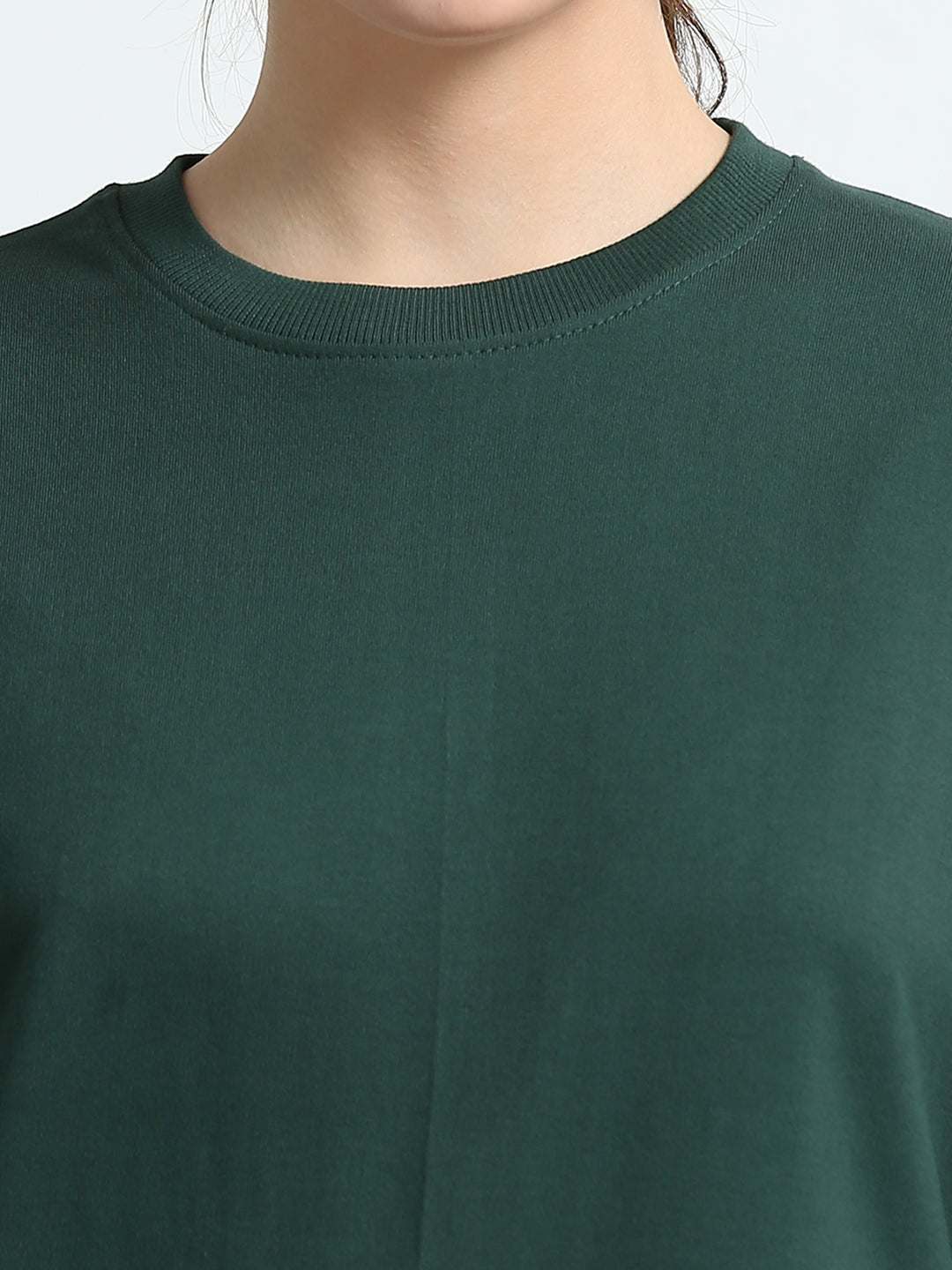 240GSM Unisex Bottle Green Cotton Oversized Tee