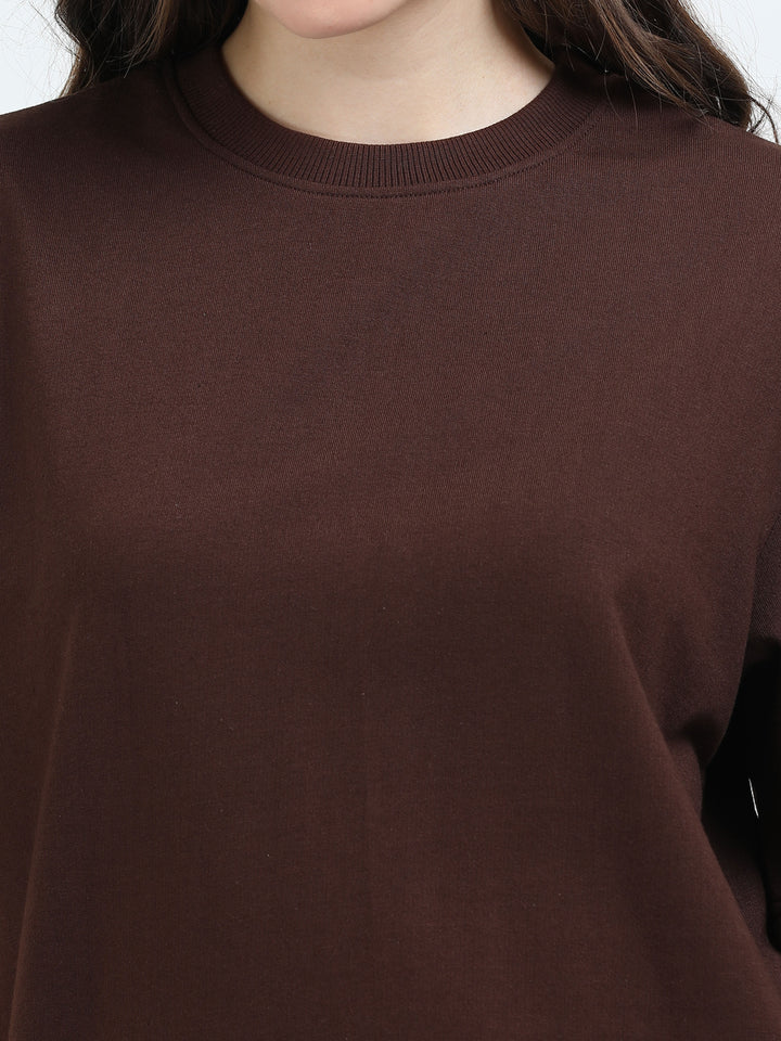 240GSM Unisex Walnut Cotton Oversized Tee