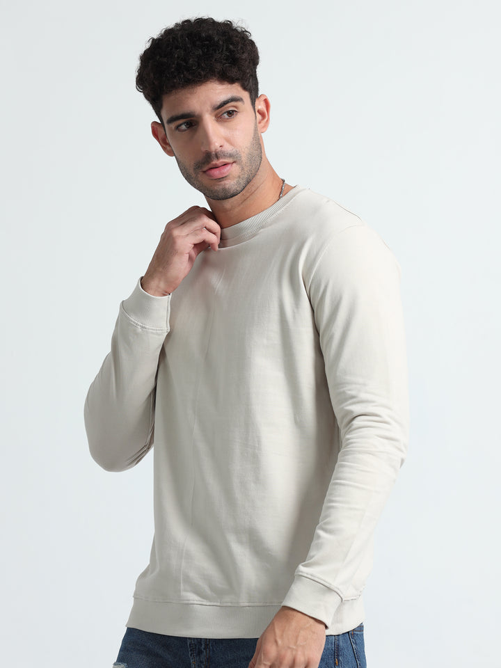 240GSM Unisex Lt Skin/Cream Cotton Sweatshirt