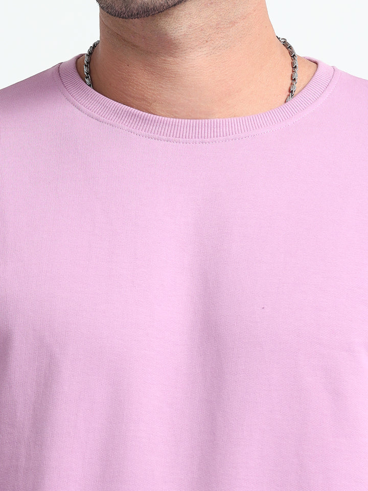 240GSM Unisex Lavender Cotton Sweatshirt