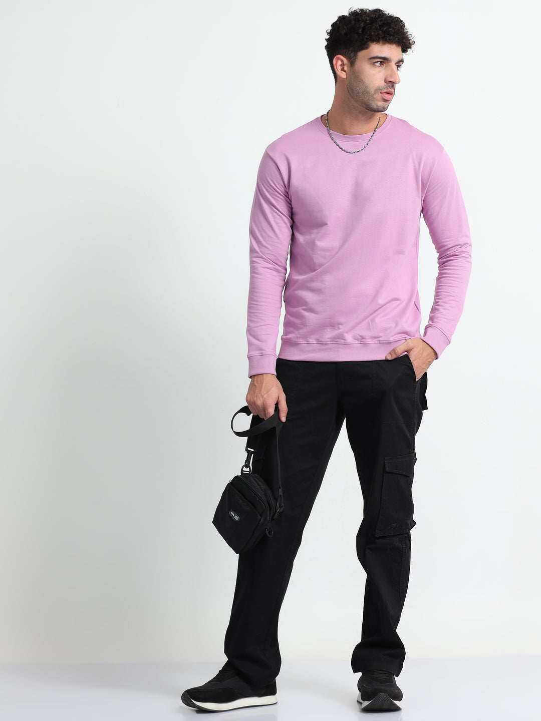 240GSM Unisex Lavender Cotton Sweatshirt