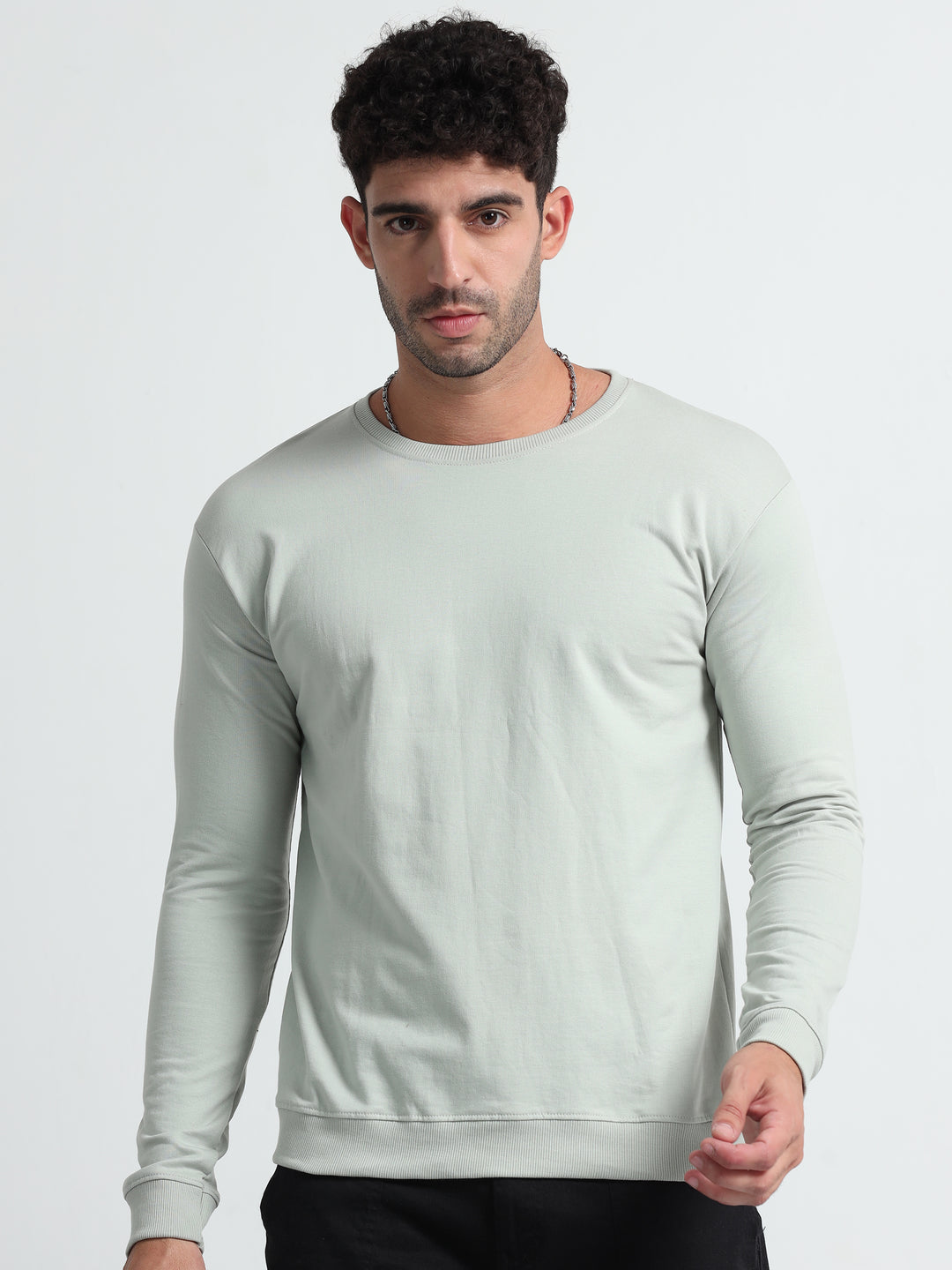 240GSM Unisex Storm Grey Cotton Sweatshirt