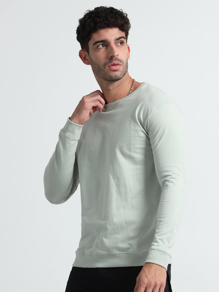 240GSM Unisex Storm Grey Cotton Sweatshirt