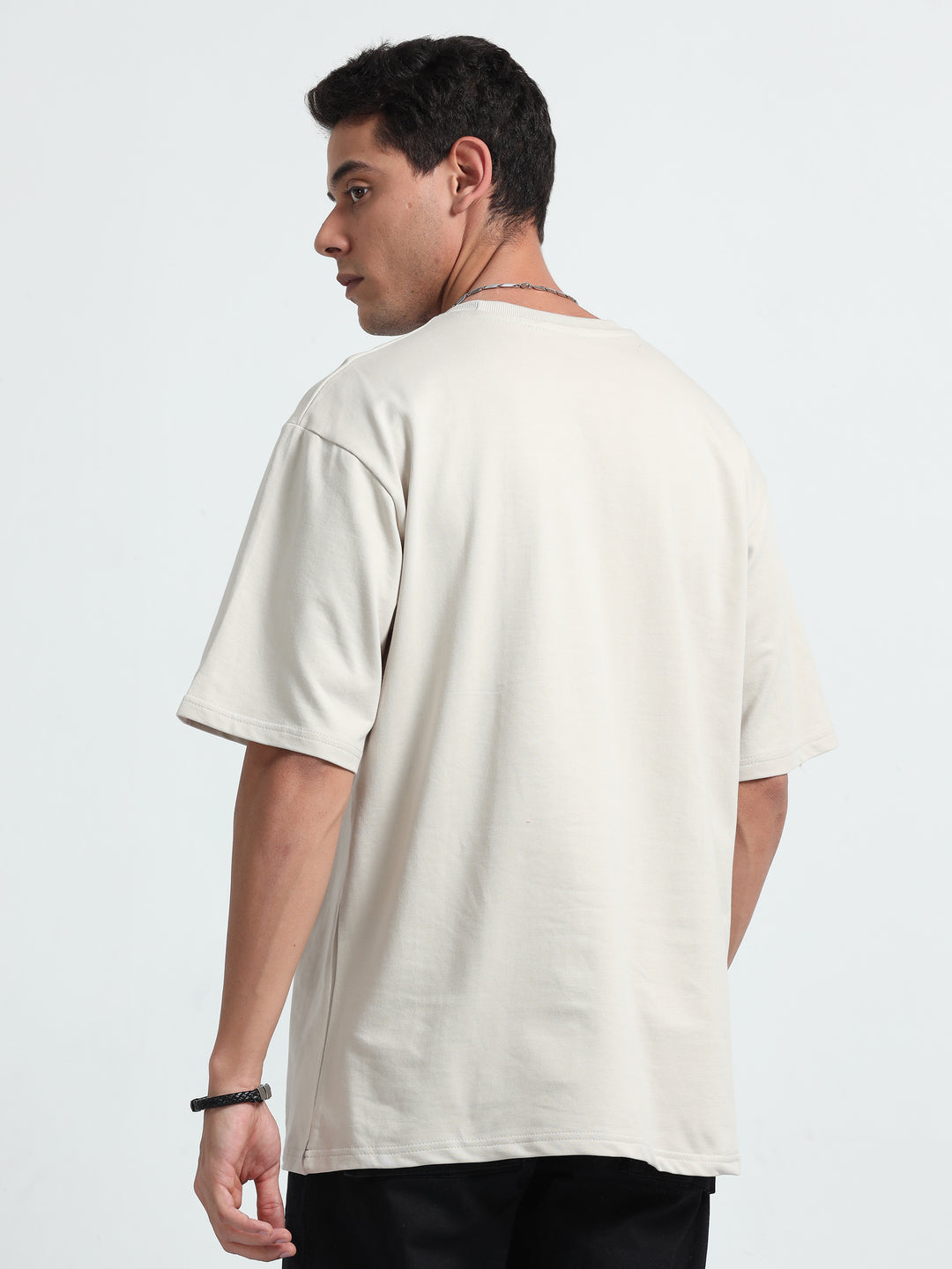 240GSM Unisex Lt Skin/Cream Cotton Oversized Tshirt