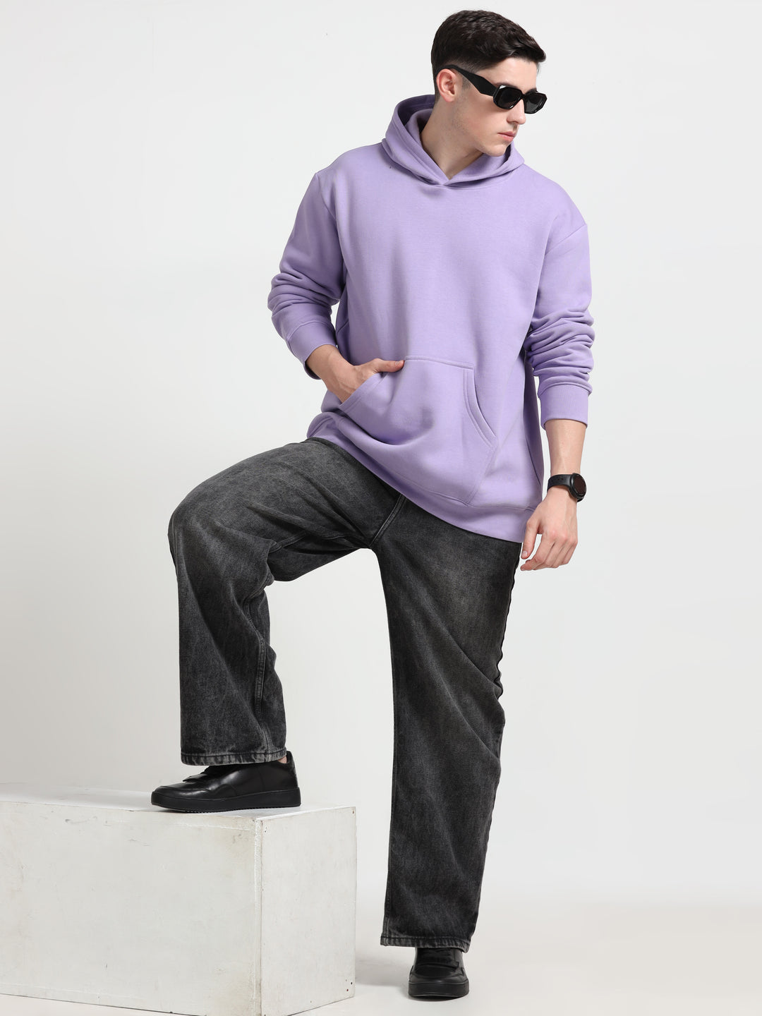 Premium 400 GSM Export Quality Lavender Hoodie