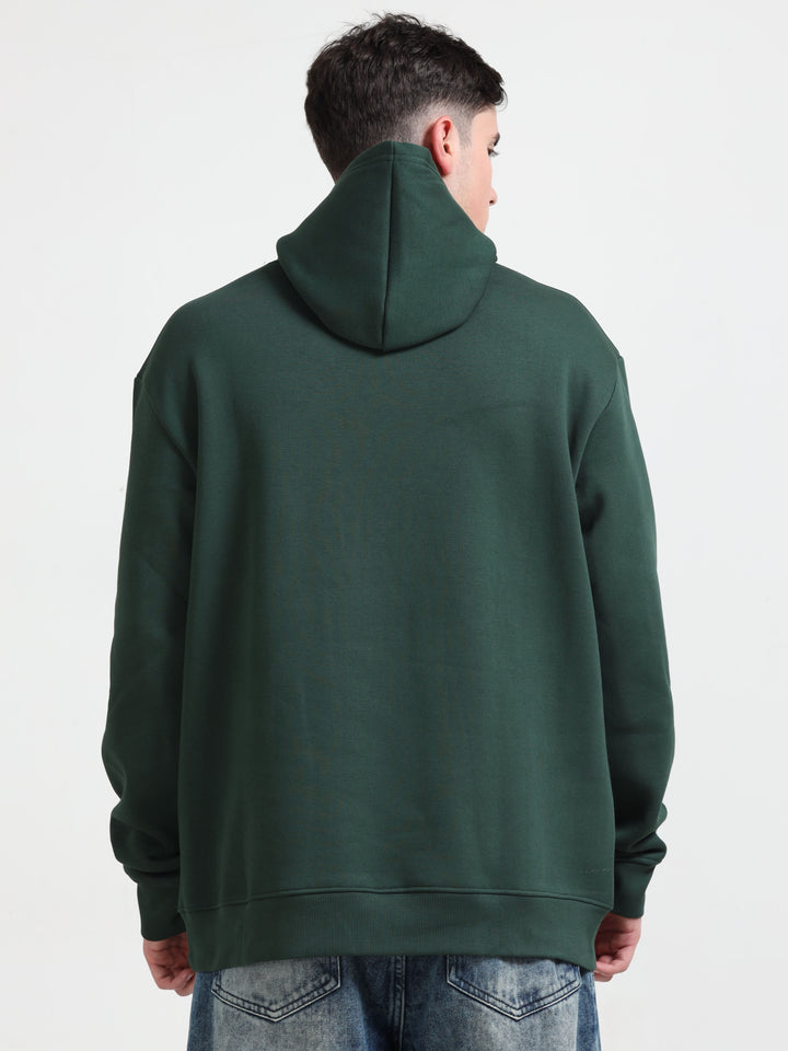 Premium 400 GSM Export Quality Bottle Green Hoodie