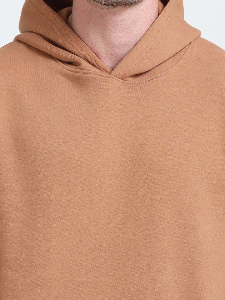 Premium 400 GSM Export Quality Biscuit Brown Hoodie