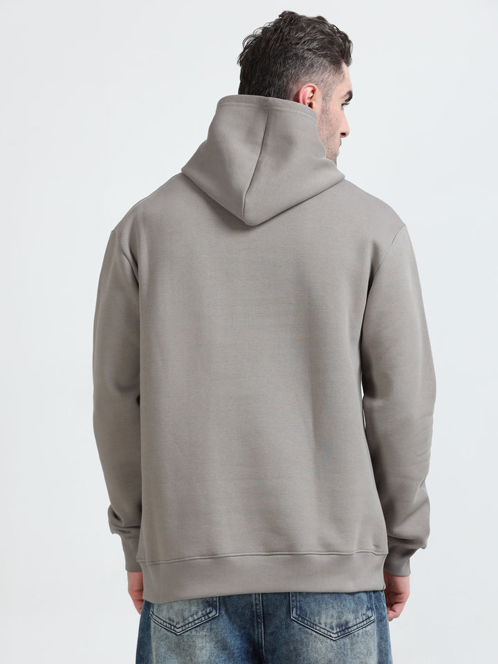 Premium 400 GSM Export Quality Grey Cloud Hoodie