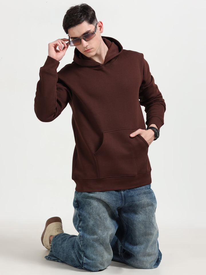Premium 400 GSM Export Quality Walnut Brown Hoodie